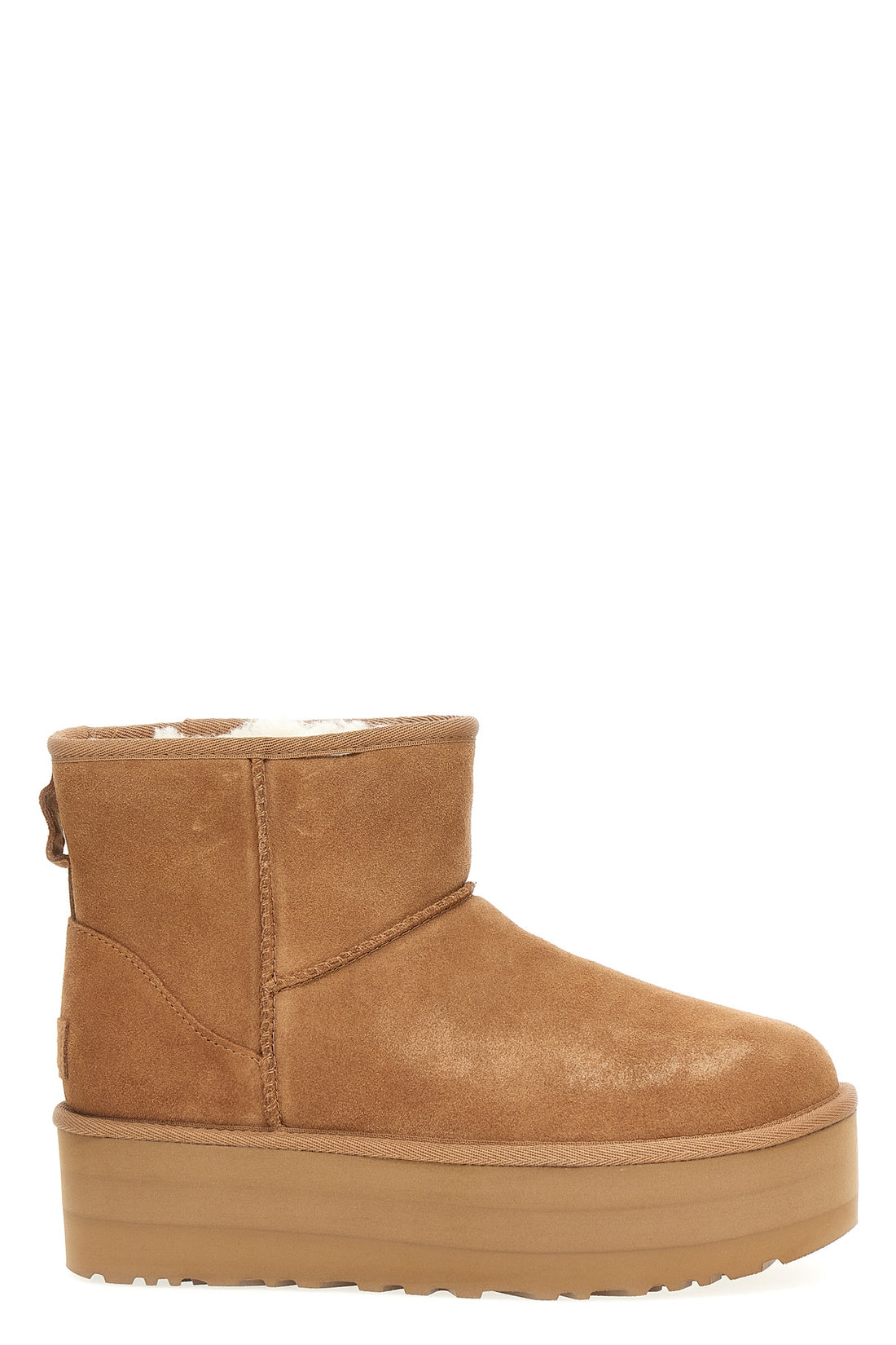 UGG 8 classic mini platform suede ankle boots