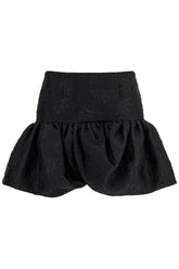 jacquard mini skirt