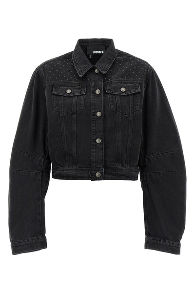 denim oversized cotton denim jacket