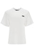 white organic cotton t-shirt with wide neck