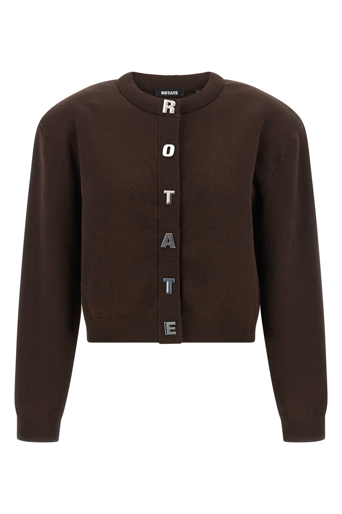 ROTATE BIRGER CHRISTENSEN M firm knit cashmere blend cotton cardigan