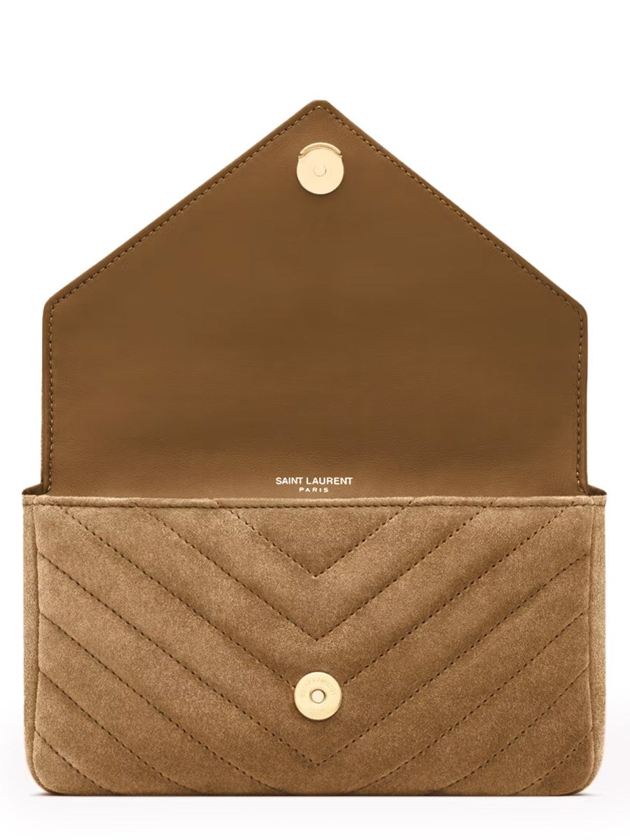 College Mini Suede Leather Shoulder Bag