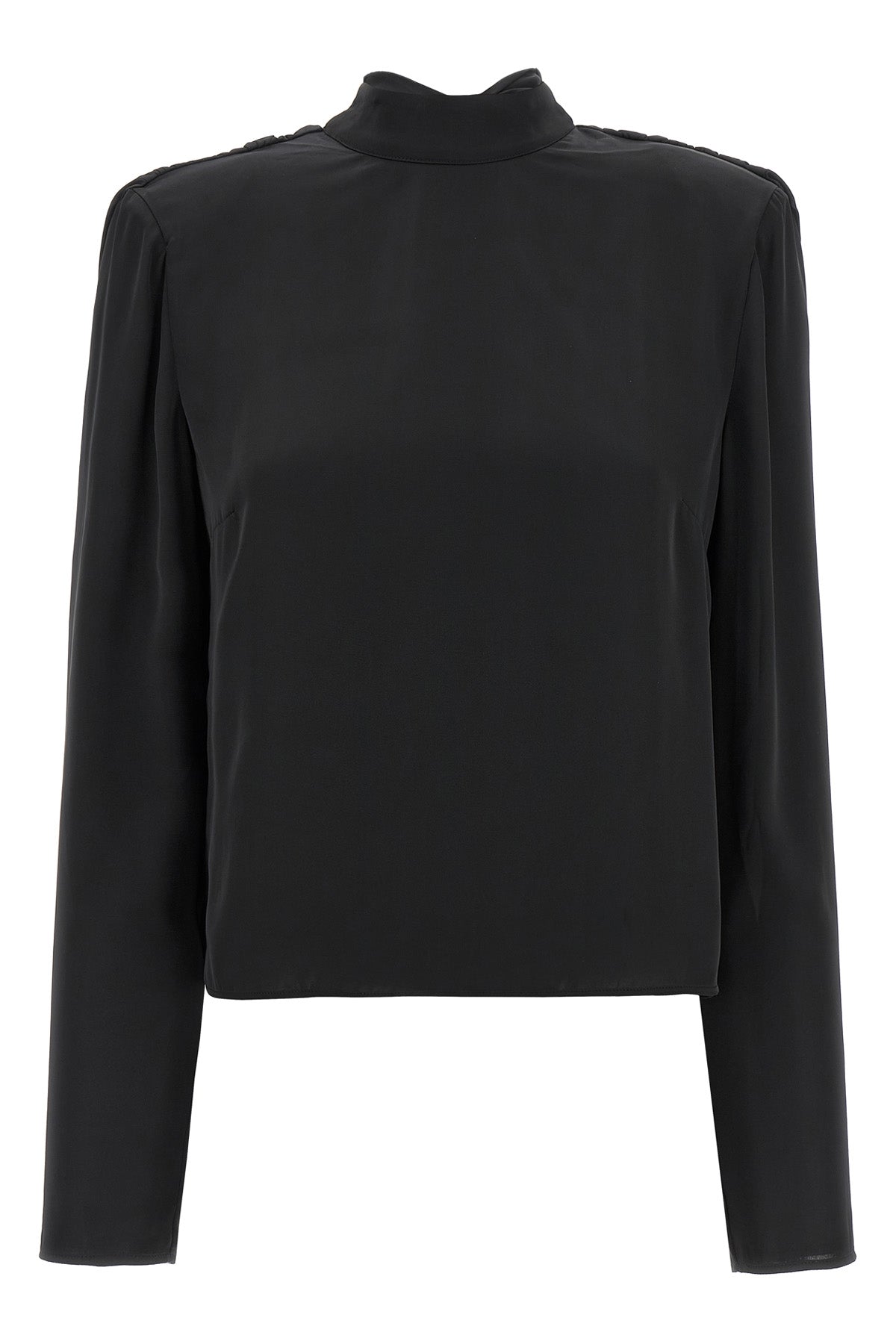 satin drapy back satin top