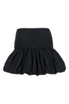 mini balloon skirt in slightly wrinkled fabric