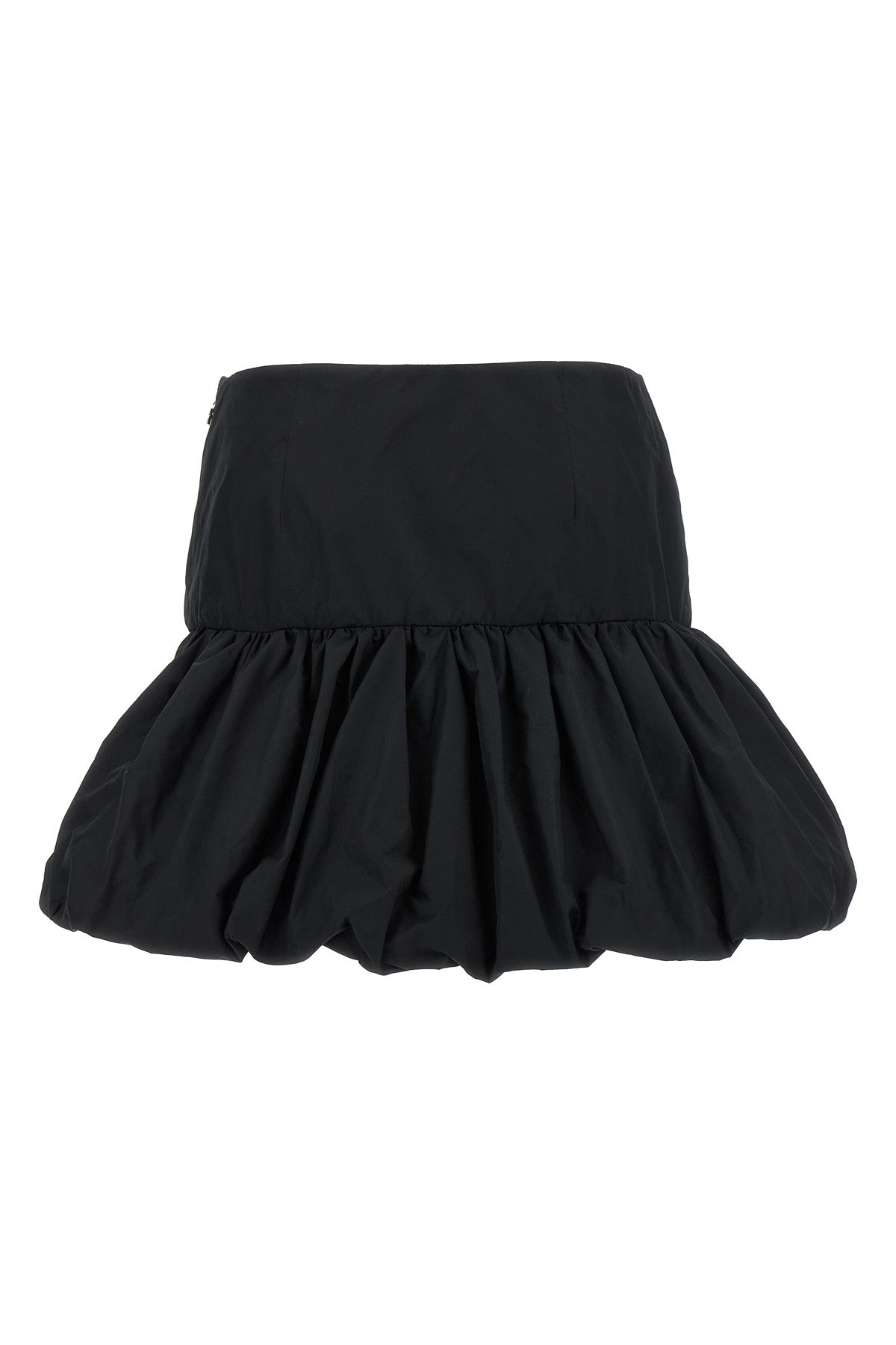 mini balloon skirt in slightly wrinkled fabric