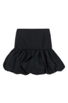 mini balloon skirt in slightly wrinkled fabric