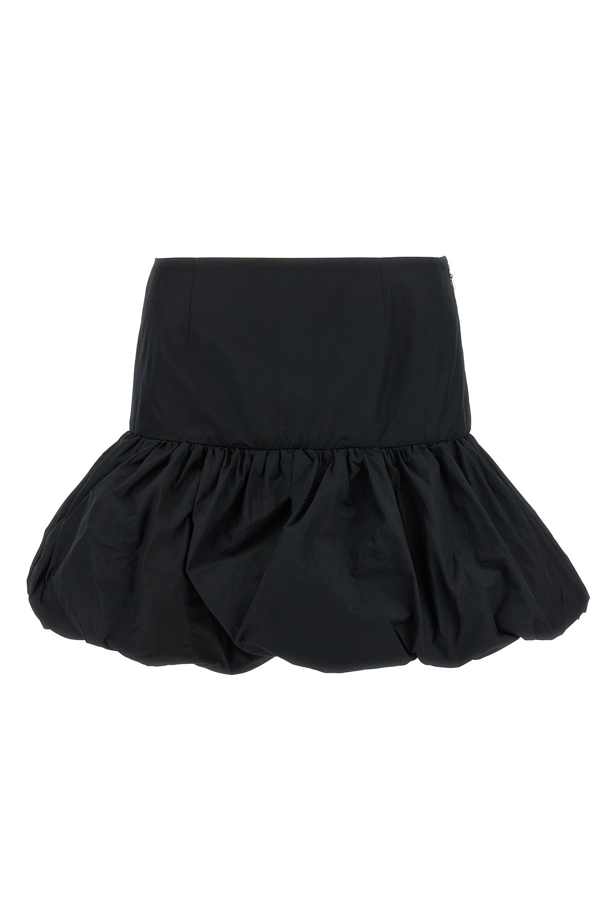 mini balloon skirt in slightly wrinkled fabric