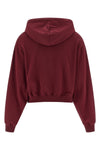 terry back cotton fleece hoodie