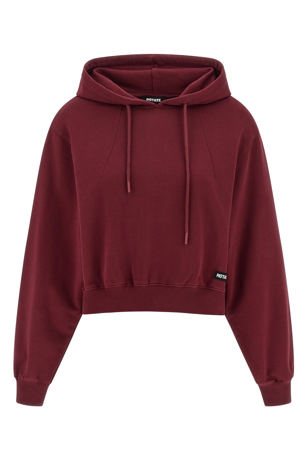 terry back cotton fleece hoodie