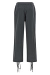 lacing fleece pants