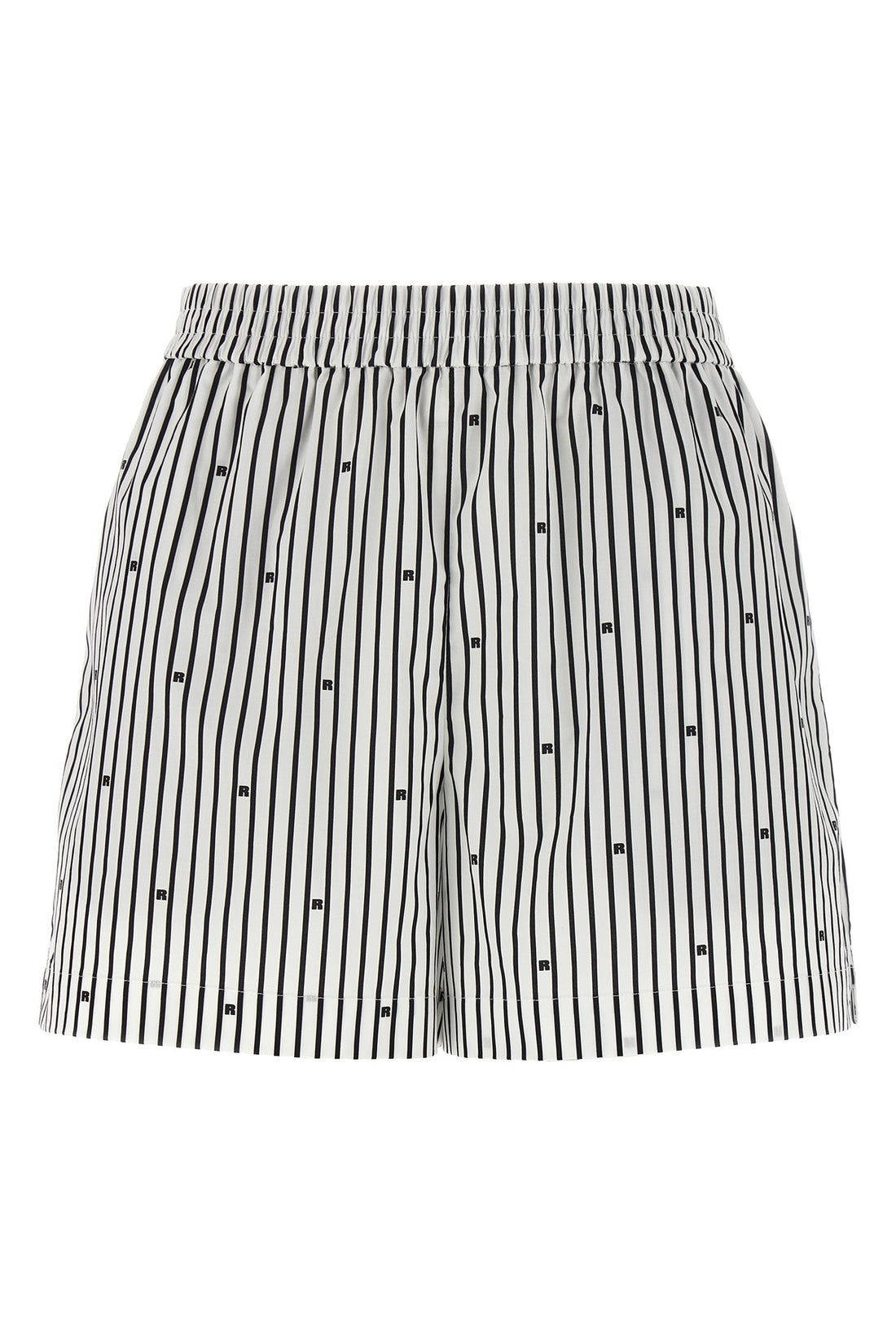 ROTATE BIRGER CHRISTENSEN 32 striped cotton poplin shorts