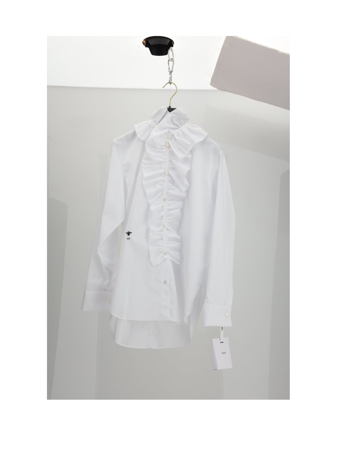 DIOR 38 chemise nd+ab-popeline