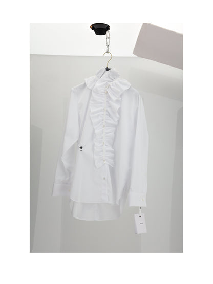 DIOR 38 chemise nd+ab-popeline