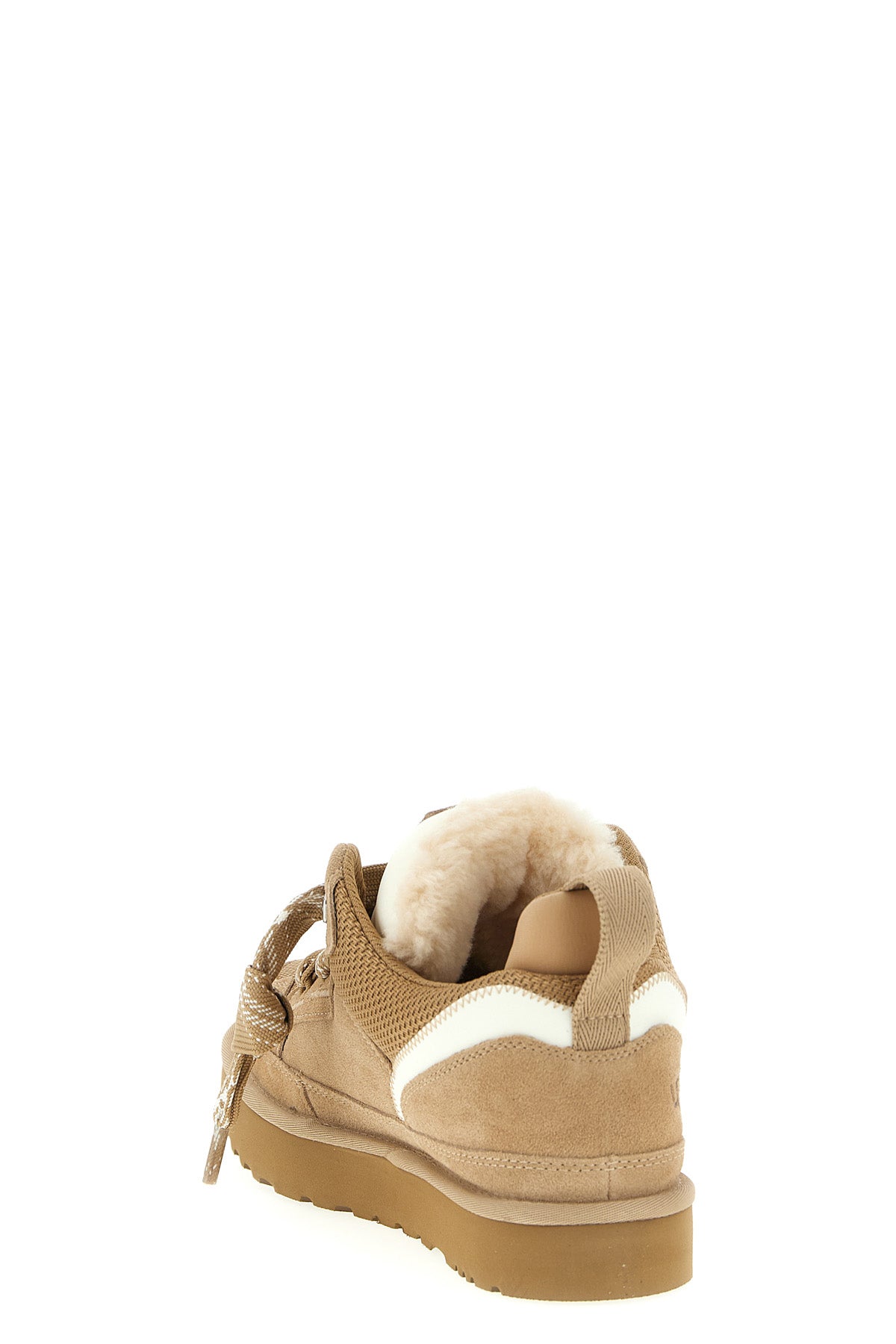 lowmel sneakers in suede and recycled ballistic canvas mesh