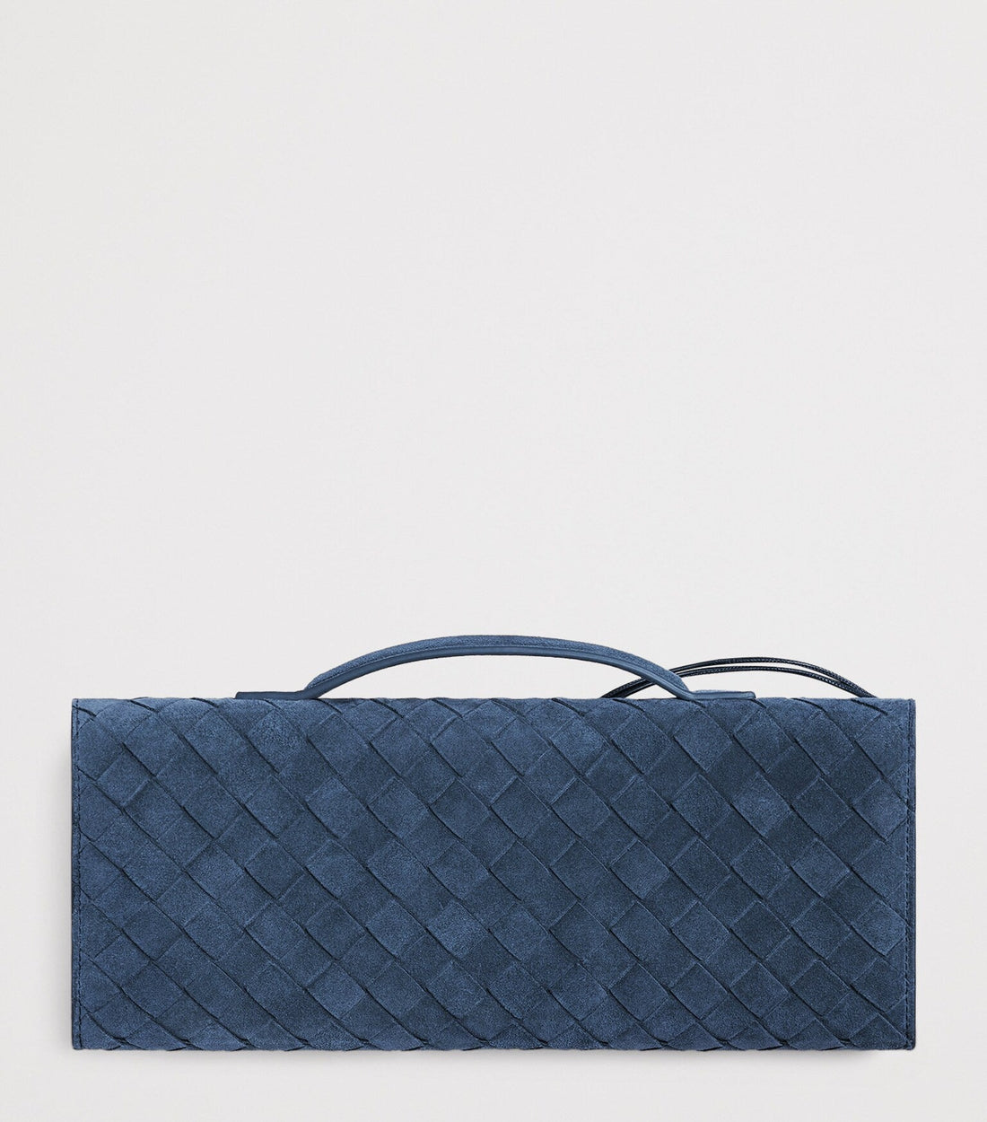Andiamo Long Suede Leather Clutch