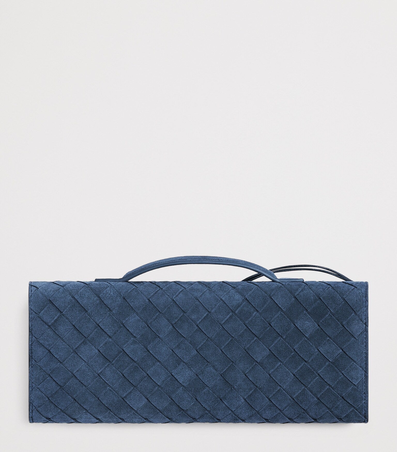 Andiamo Long Suede Leather Clutch