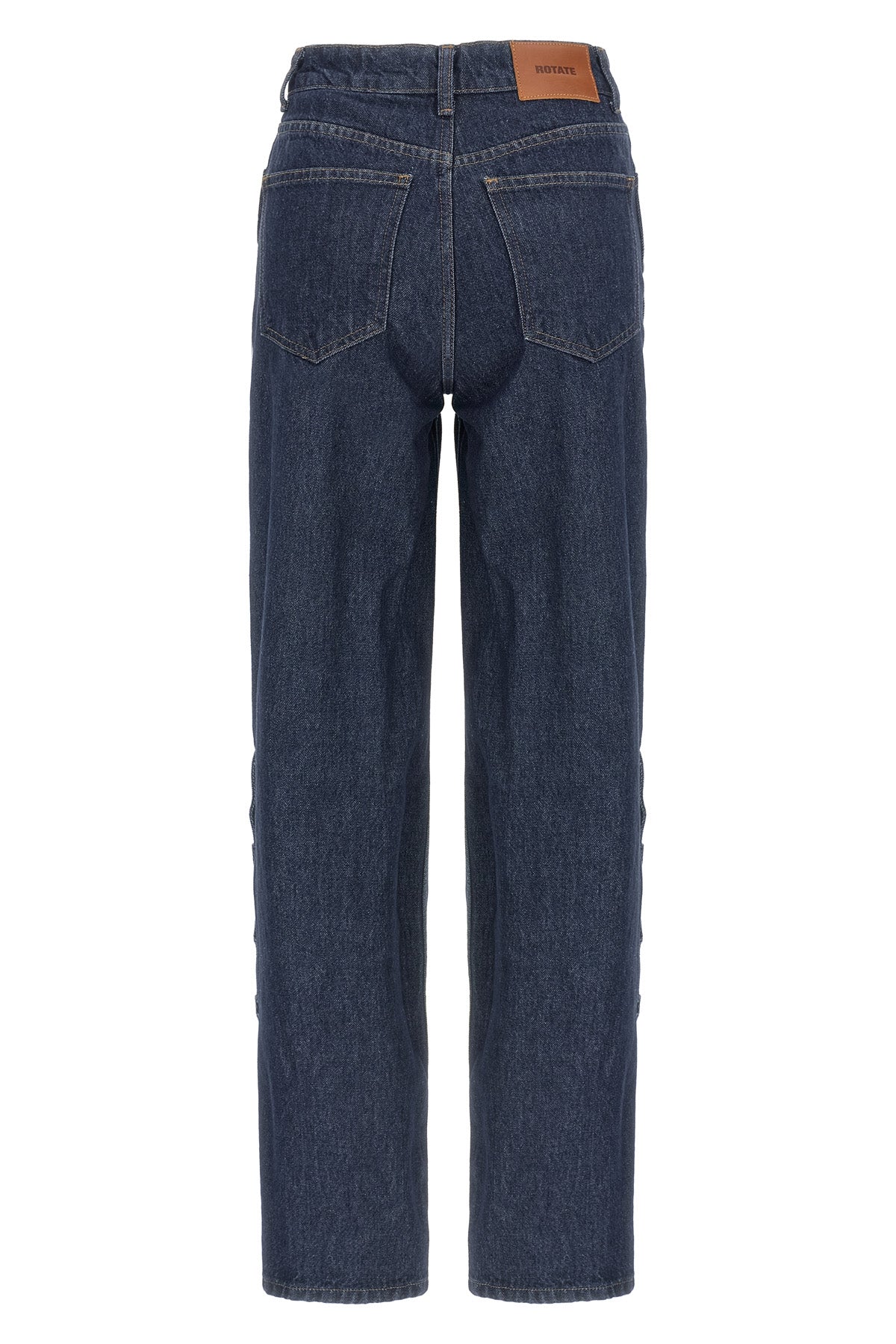 denim buttoned cotton denim jeans