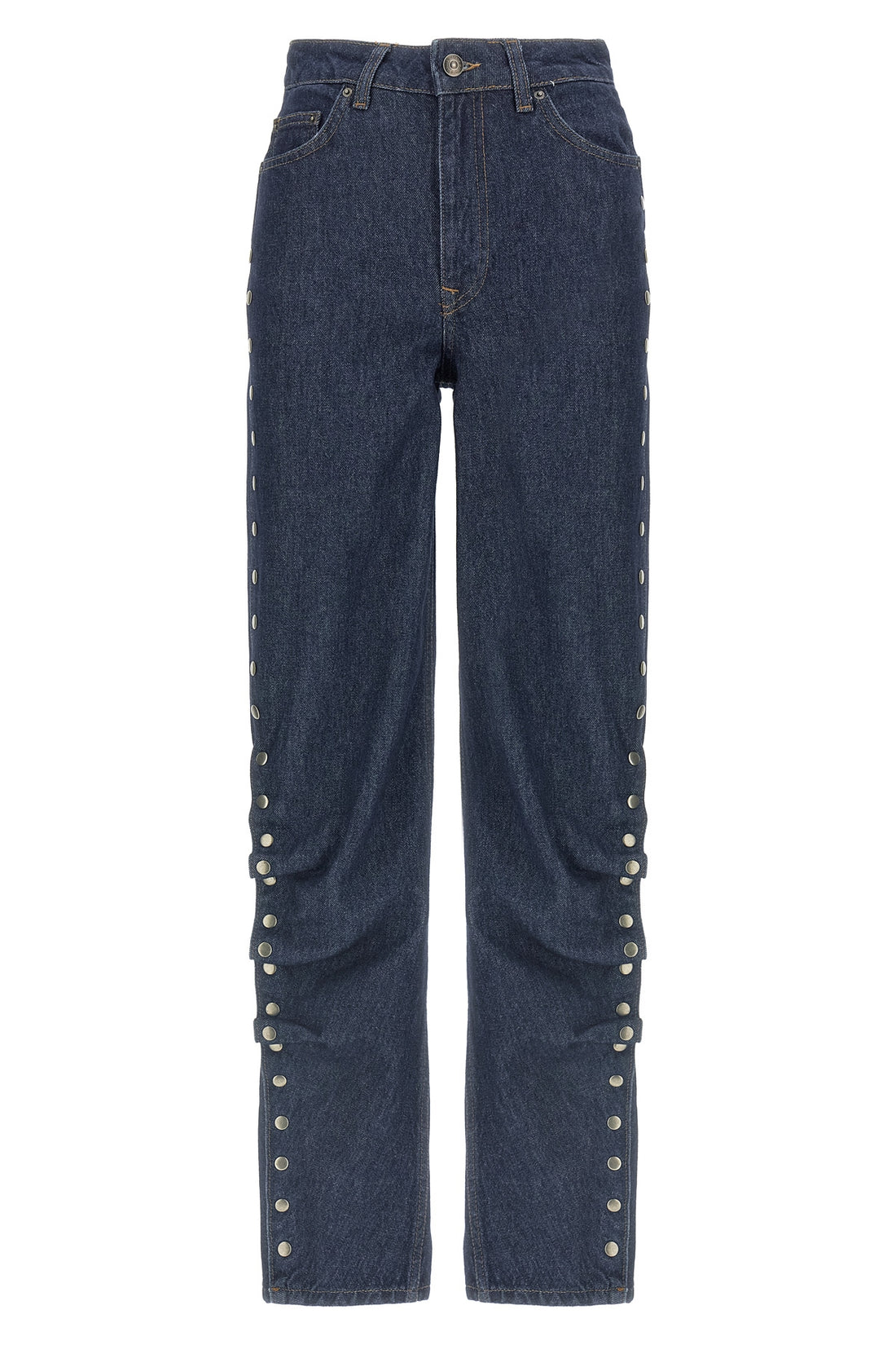 ROTATE BIRGER CHRISTENSEN 26 denim buttoned cotton denim jeans