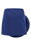 satin mini skirt