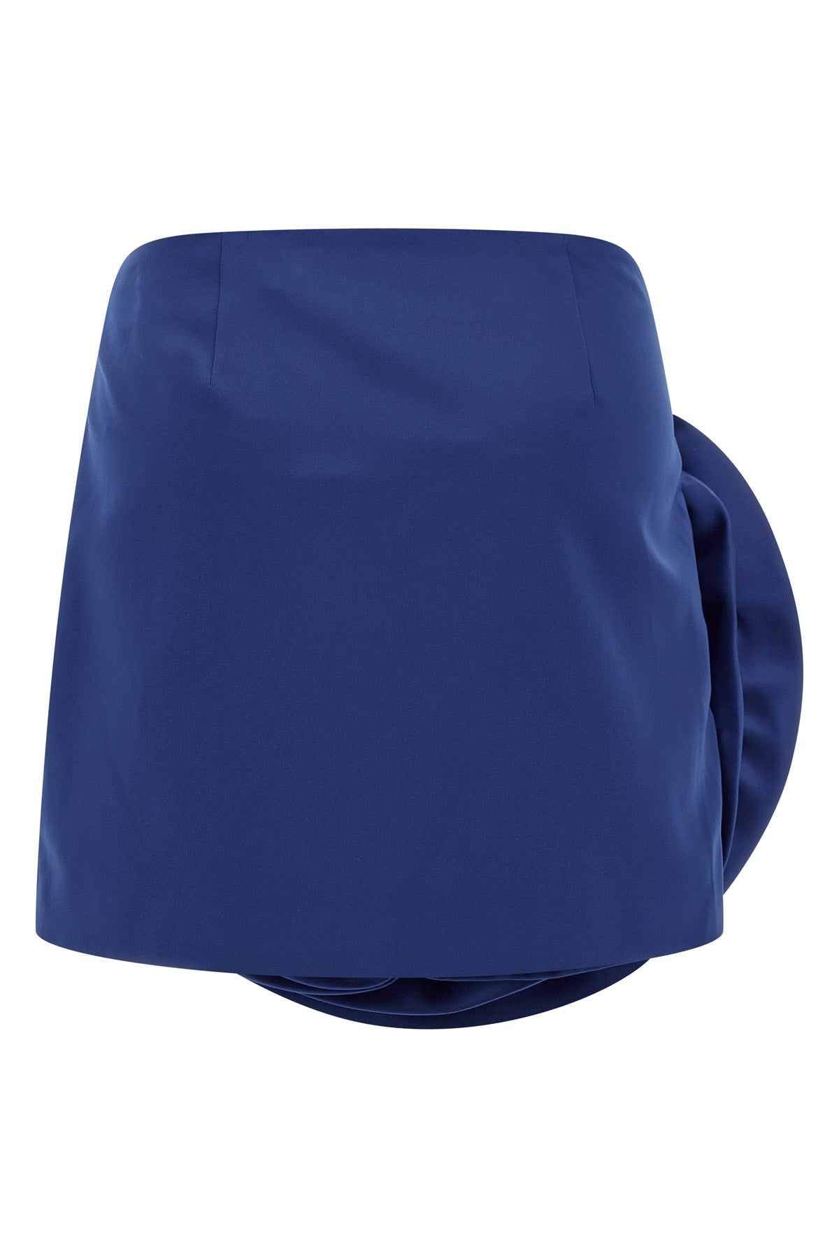 satin mini skirt