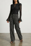 laced leg high waist