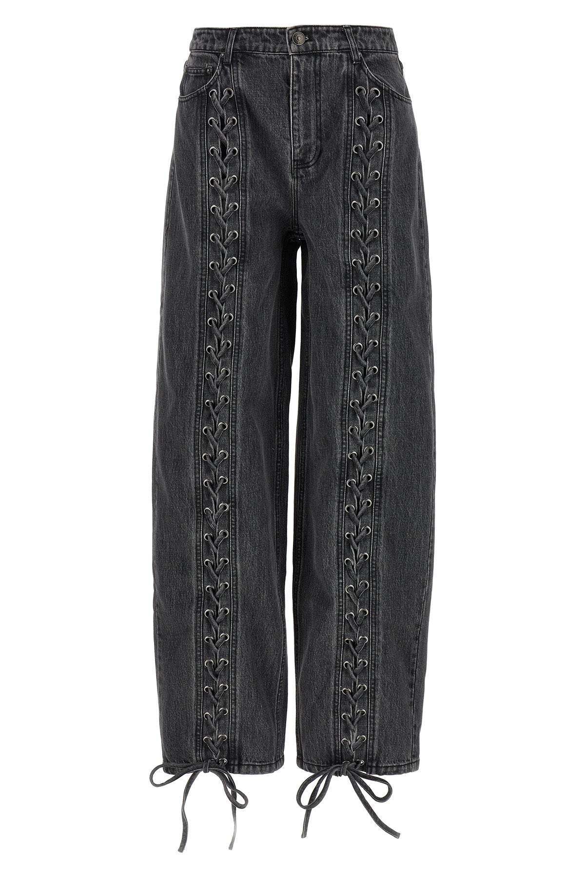laced leg high waist
