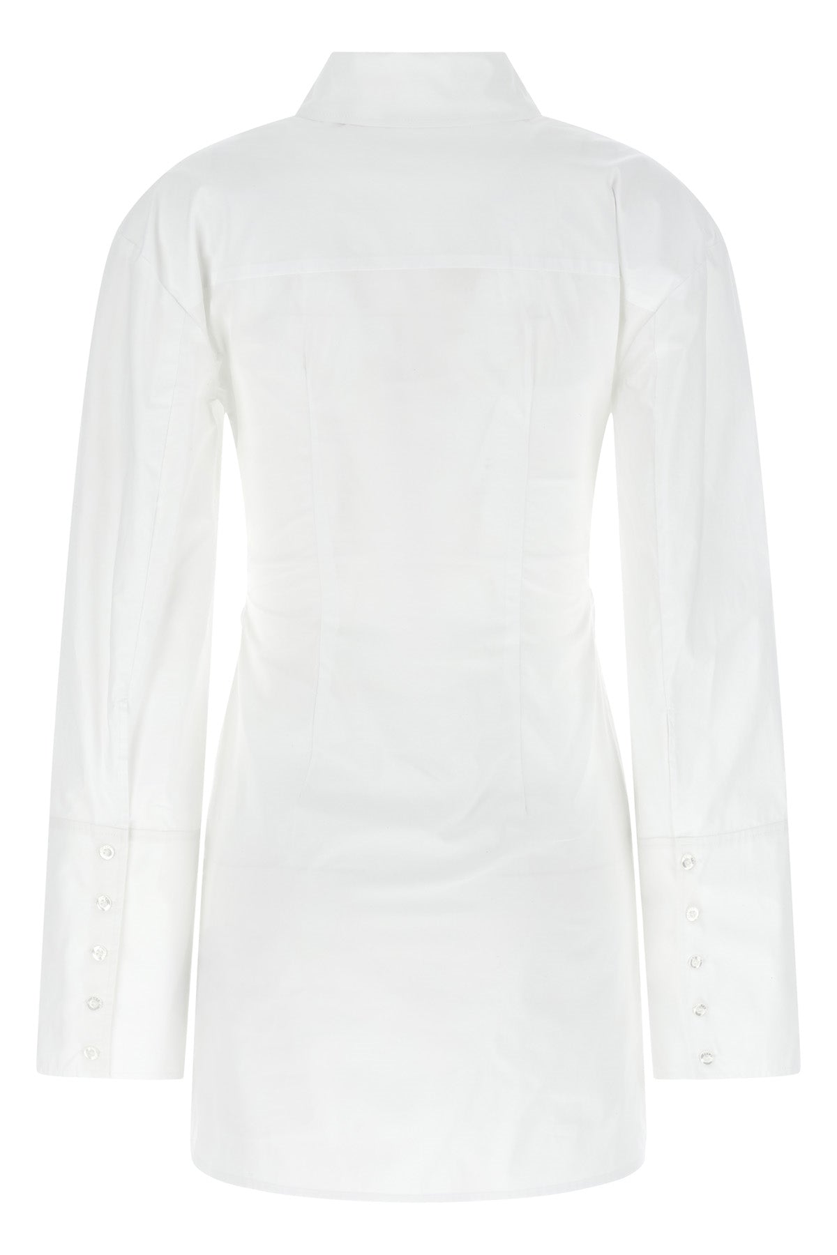 mini dress in cotton poplin