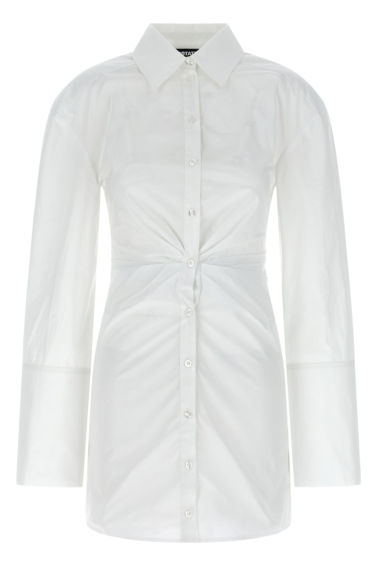 mini dress in cotton poplin