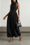 satin taffeta maxi satin taffeta dress