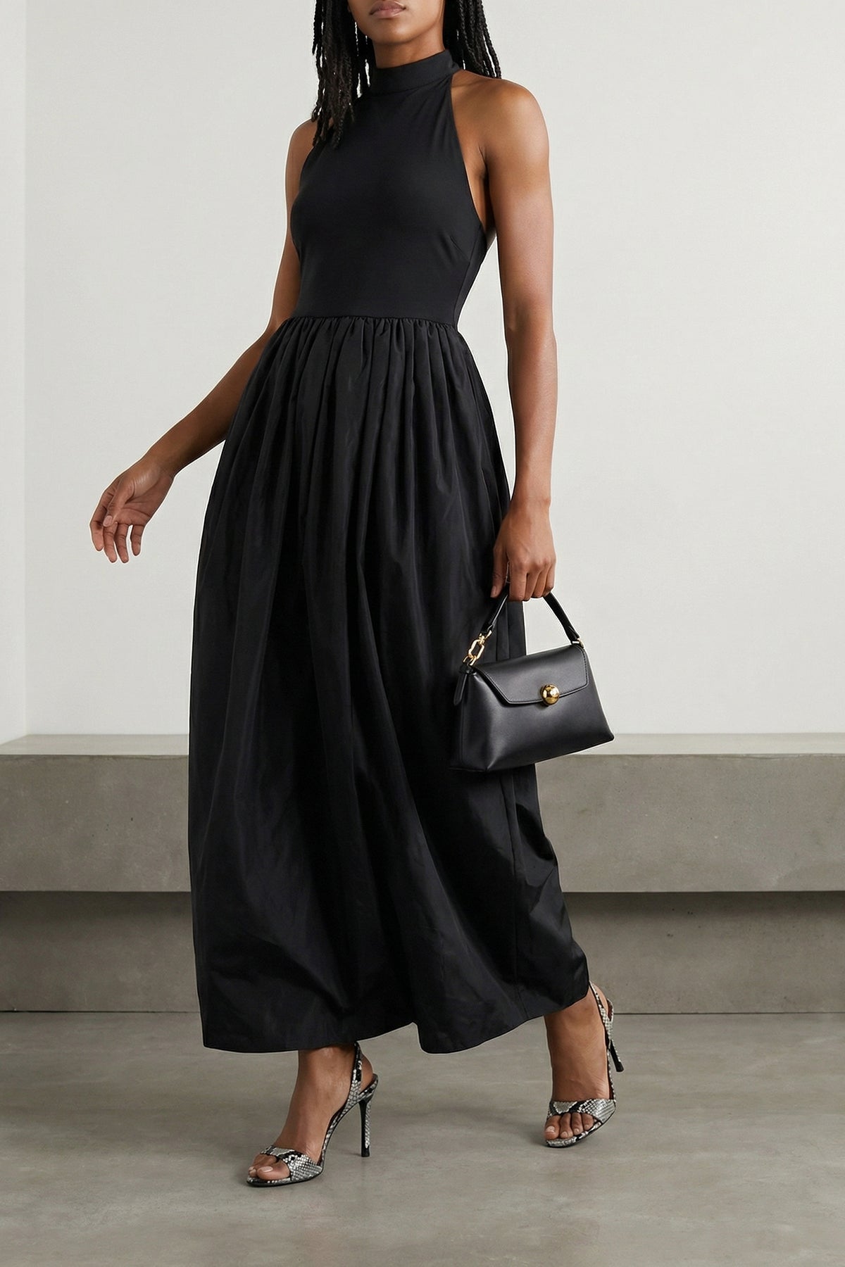 satin taffeta maxi satin taffeta dress