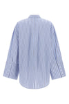 poplin oversized striped cotton shirt