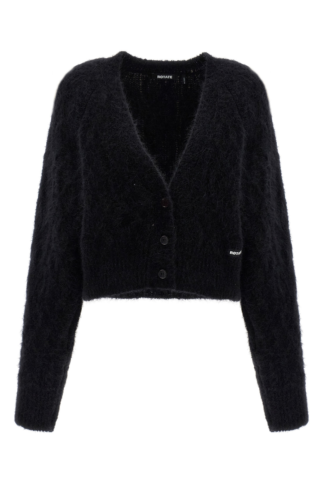 ROTATE BIRGER CHRISTENSEN M fluffy knit brushed wool blend cardigan