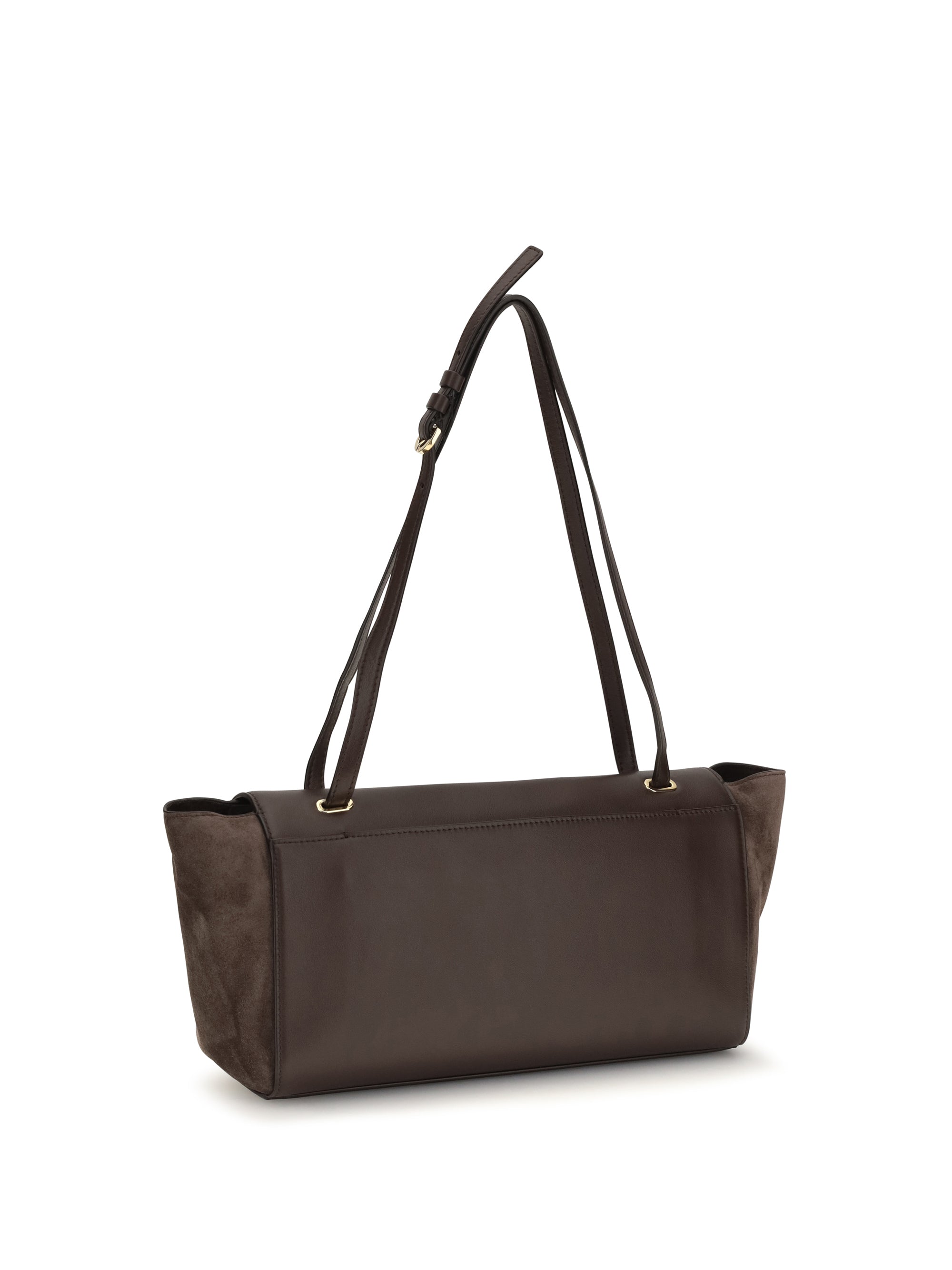 symmetry trapeze medium shoulder bag