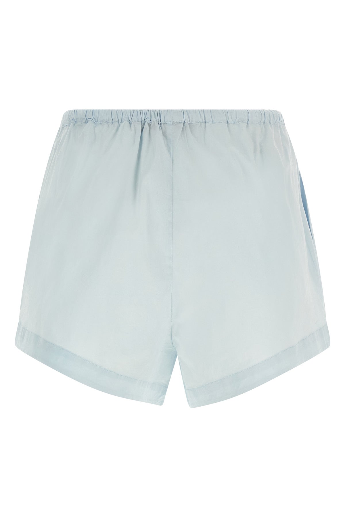 shorts in cotton poplin
