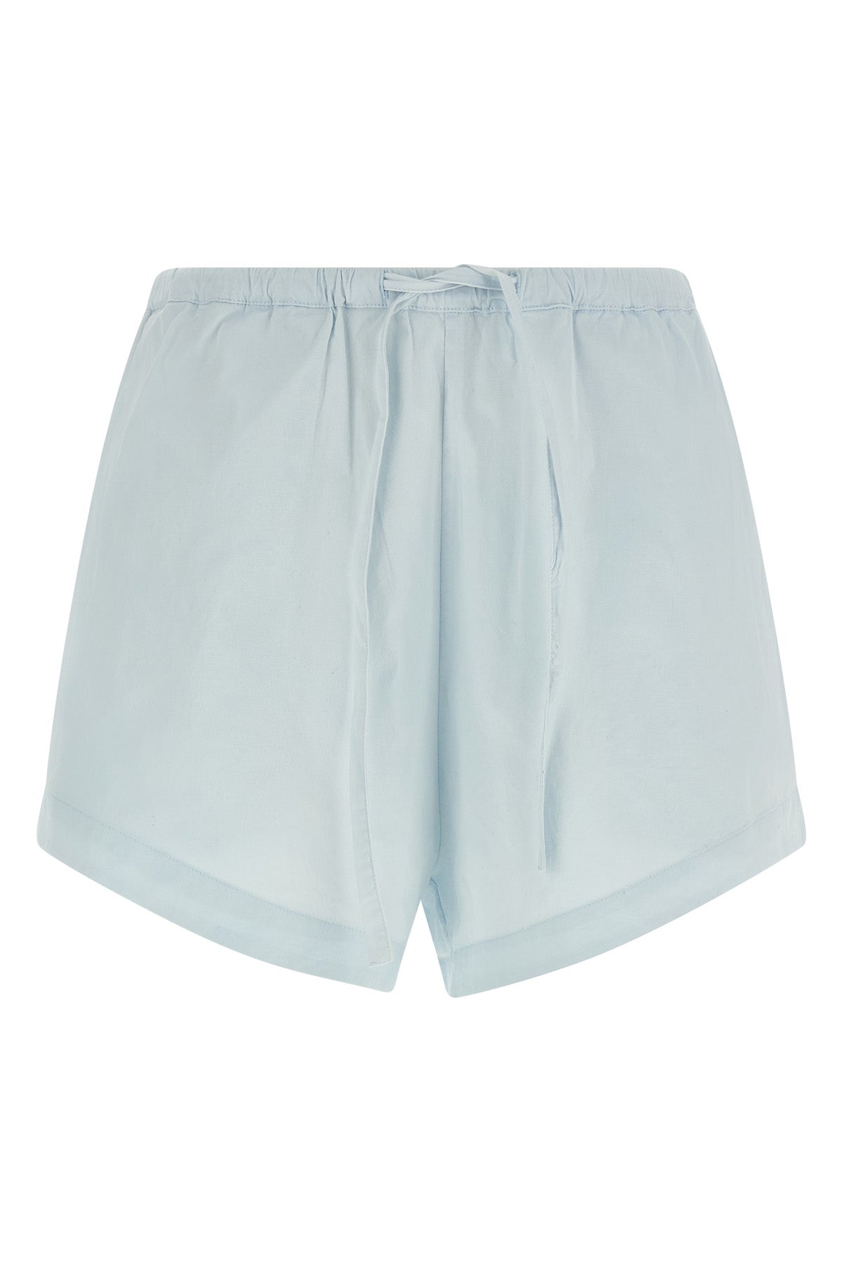 shorts in cotton poplin