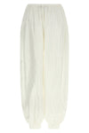 striped viscose pants