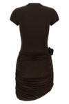 mini dress in stretch viscose jersey