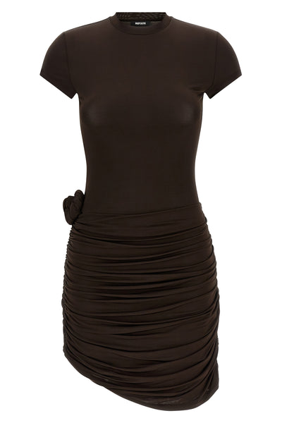 mini dress in stretch viscose jersey
