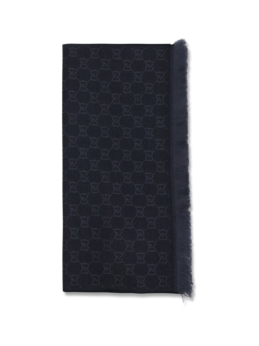 GUCCI OS gg supreme embroidered wool scarf 
