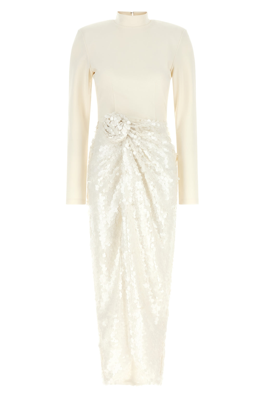 ROTATE BIRGER CHRISTENSEN 34 birger christensens knotted midi dress rotate defines a new concept of evenin