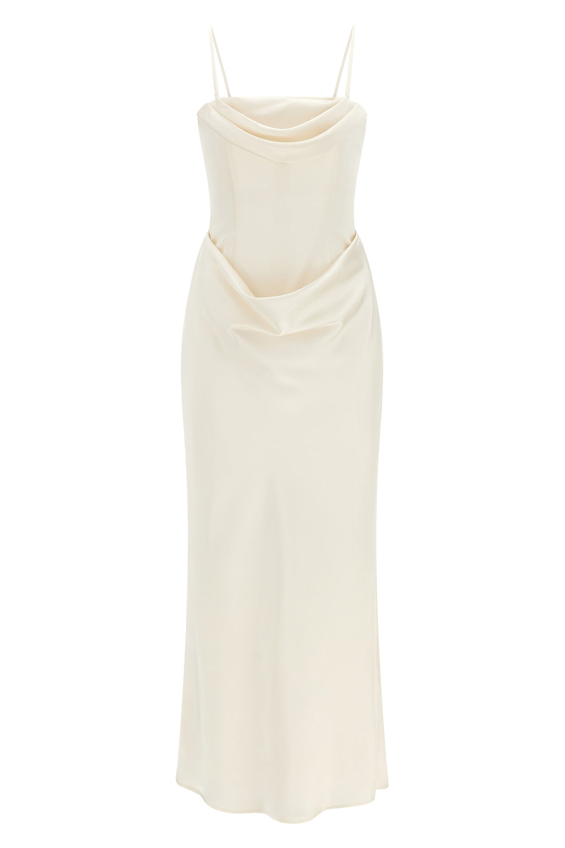 ROTATE BIRGER CHRISTENSEN 34 corsage long satin dress