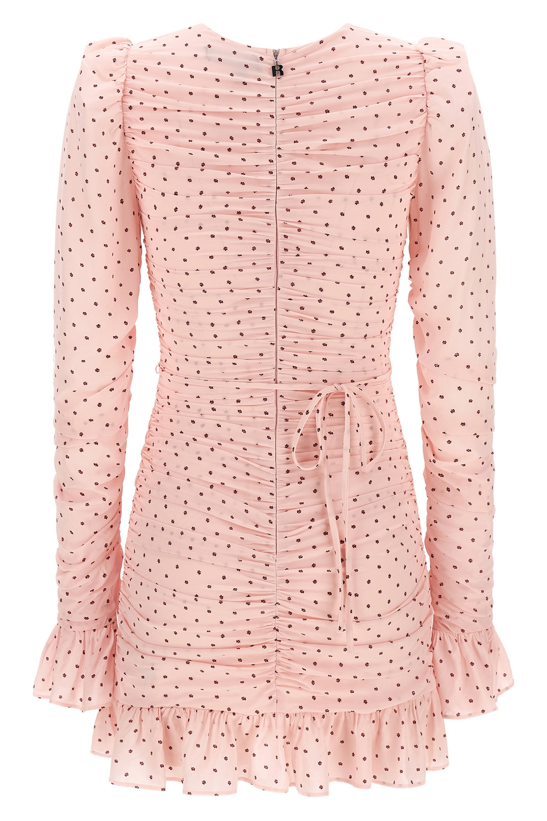 ROTATE BIRGER CHRISTENSEN 34 mini ruches viscose dress