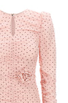 mini ruches viscose dress