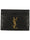 SAINT LAURENT Monogram Black Leather Cardholder