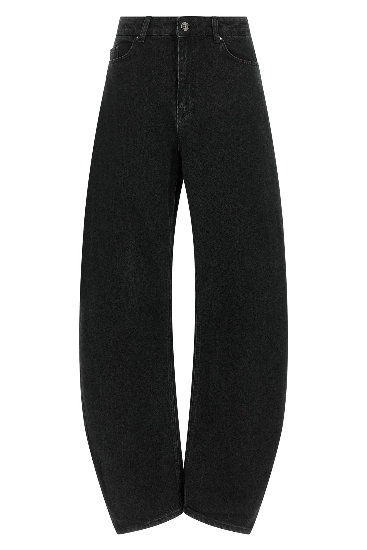 birger christensen rotate jeans redefine the volumes of everyday wardrobe throug