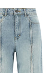 birger christensen rotate s jeans redefine denim aesthetics through bold and str