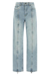 birger christensen rotate s jeans redefine denim aesthetics through bold and str