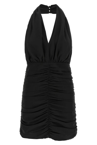 the rotate birger christensen mini dress defines the silhouette through a bold c