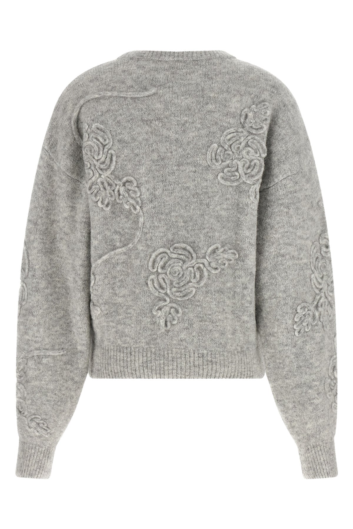 the 3d flower rotate birger christensen jersey is made of a fine blend of alpaca