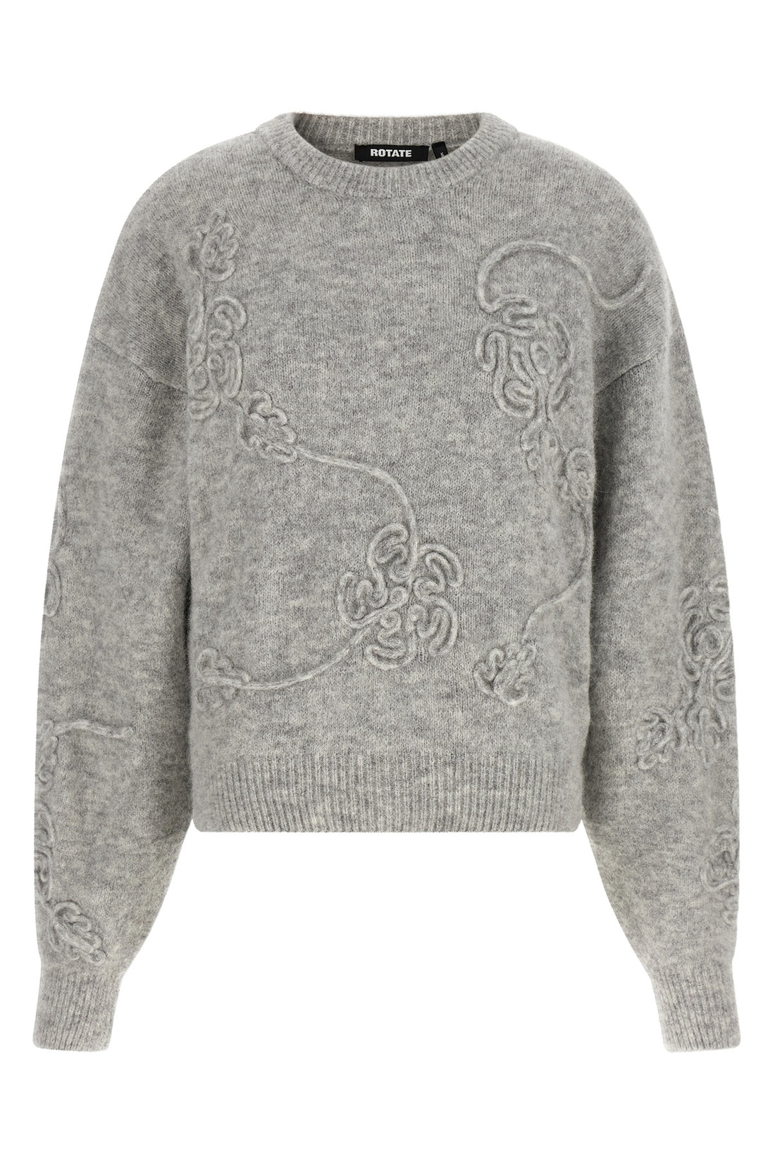 ROTATE BIRGER CHRISTENSEN M the 3d flower rotate birger christensen jersey is made of a fine blend of alpaca